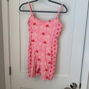 LoveShackFancy Pink floral jumpsuit